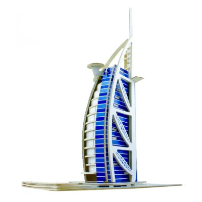 CEBEK PUZZLE 3D MADERA REPLICA ARABS TOWERS DUBAI