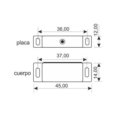 DH CONJUNTO DE IMANES PARA SUJECCIÓN DE PUERTAS, VENTANAS