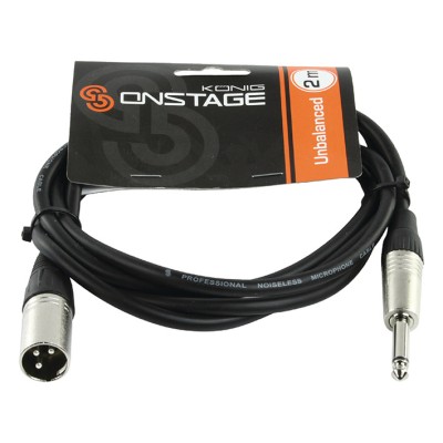 KONIG CABLE ASIMÉTRICO MICRÓFONO ONSTAGE