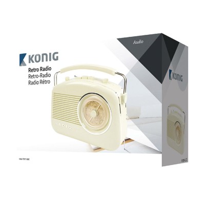 KONIG RADIO AM/FM DISEÑO RETRO