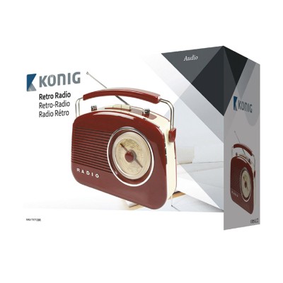 KONIG RADIO AM/FM DISEÑO RETRO