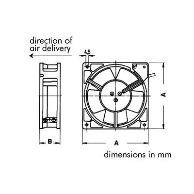 SUNON VENTILADOR COJINETE LISO