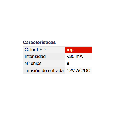 DH PILOTO CON LED MULTICHIP