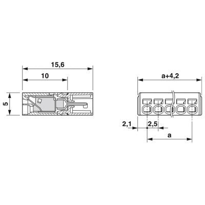 PHOENIX CONECTOR ENCHUFABLE PARA PLACA DE CIRCUITO IMPRESO