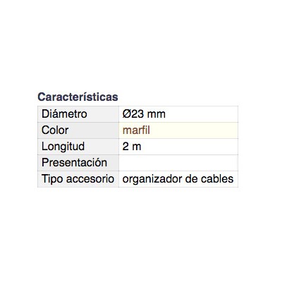 DH ORGANIZADOR DE CABLES