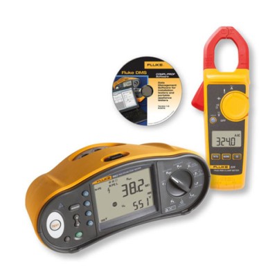 FLUKE KIT COMPROBADOR DE INSTALACIONES 1663 + PINZA AMPERIMÉTRICA 324 + SOFTWARE DMS