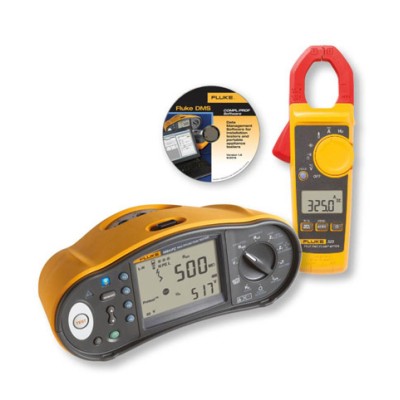 FLUKE KIT COMPROBADOR DE INSTALACIONES 1664 + PINZA AMPERIMÉTRICA 325 + SOFTWARE DMS