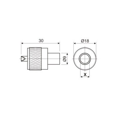 DH CONECTOR UHF MACHO A TORSIÓN