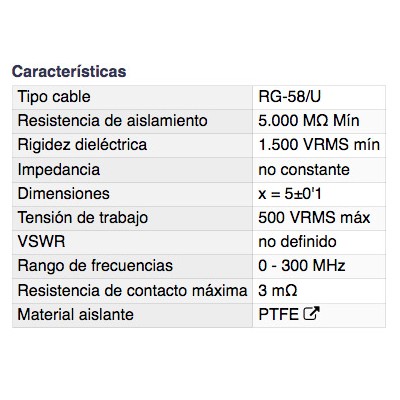 DH CONECTOR UHF MACHO A TORSIÓN