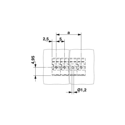 PHOENIX BORNE PARA PLACA DE CIRCUITO IMPRESO