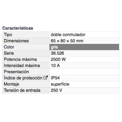 DH DOBLE CONMUTADOR SCHUKO