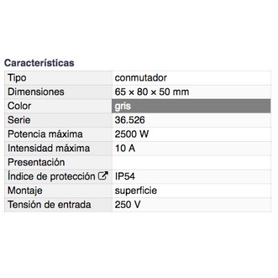 DH CONMUTADOR SHUKO