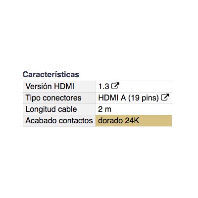 DH CONEXIÓN MOLDEADA HDMI MACHO A MACHO