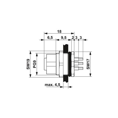 PHOENIX CONECTOR ENCHUFABLE