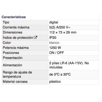 DH TERMOSTATO DIGITAL