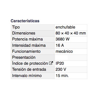 DH PROGRAMADOR MECÁNICO DIARIO