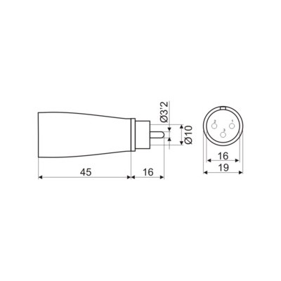 DH ADAPTADOR MICRO MACHO A RCA HEMBRA