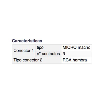 DH ADAPTADOR MICRO MACHO A RCA HEMBRA