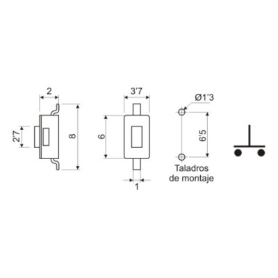 DH PULSADOR DE MEMBRANA SOLDADURA SMD