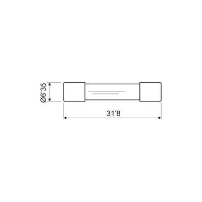 DH FUSIBLE CRISTAL TEMPORIZADO, 100 ud