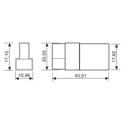 DH CONJUNTO CAJA DE CONEXIÓN POLARIZADA