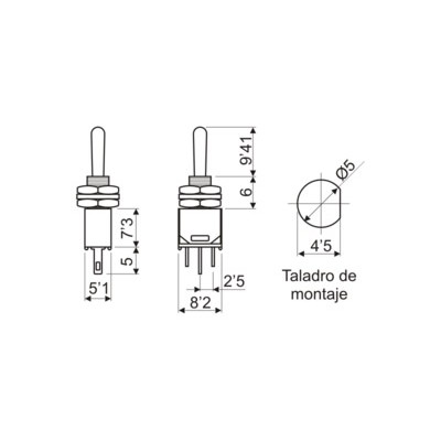 DH INTERRUPTOR UNIPOLAR MINI