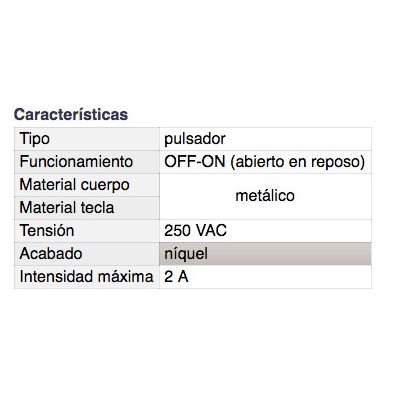 DH PULSADOR ANTIVÁNDALOS DE SEGURIDAD