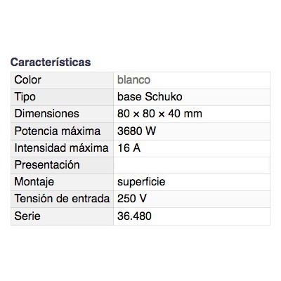 DH BASE SCHUKO DE 1 TOMA