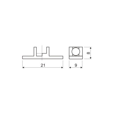 DH TAPA PARA PORTAFUSIBLE AUTOEXTINGUIBLE