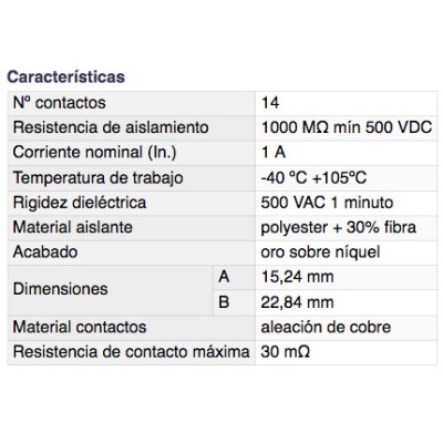 DH CONECTOR DOBLE LÍNEA