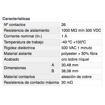 DH CONECTOR DOBLE LÍNEA