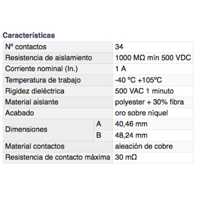 DH CONECTOR DOBLE LÍNEA