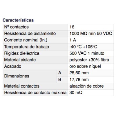 DH CONECTOR DOBLE LÍNEA