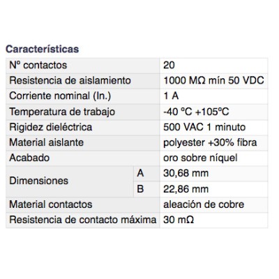 DH CONECTOR DOBLE LÍNEA