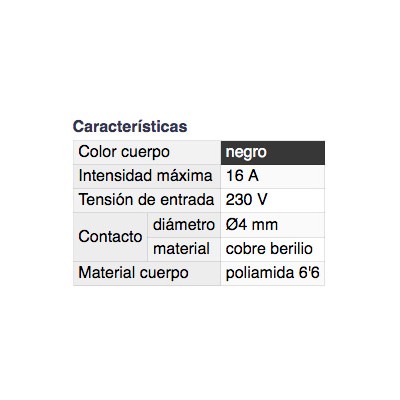 DH BANANA DE SEGURIDAD MULTICONTACTO