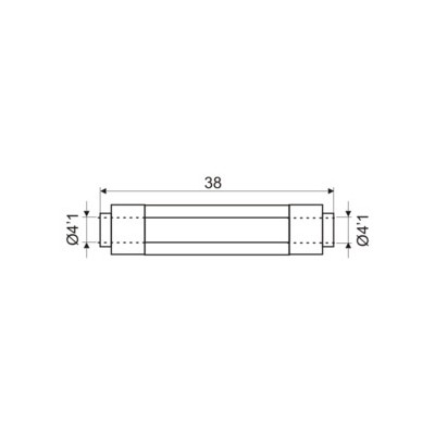 DH PROLONGADOR PARA BANANAS DE 4 MM