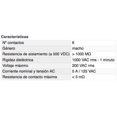 DH CONECTOR MICRO MACHO