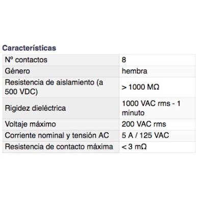 DH CONECTOR MICRO HEMBRA