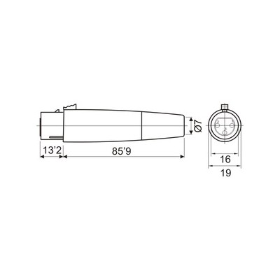 DH CONECTOR MICRO HEMBRA