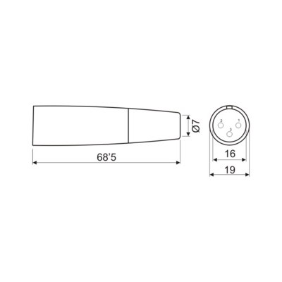 DH CONECTOR MICRO MACHO