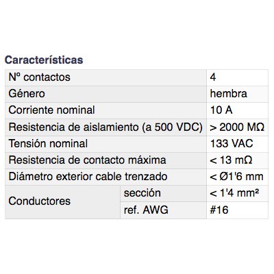 DH CONECTOR MICRO HEMBRA