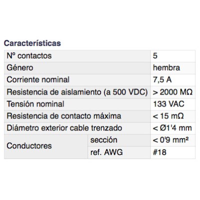 DH CONECTOR MICRO HEMBRA