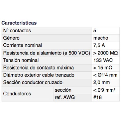 DH BASE CONECTOR MICRO MACHO