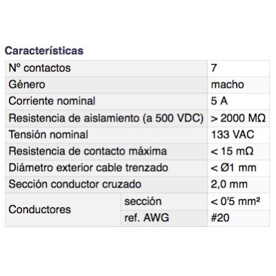 DH BASE CONECTOR MICRO MACHO