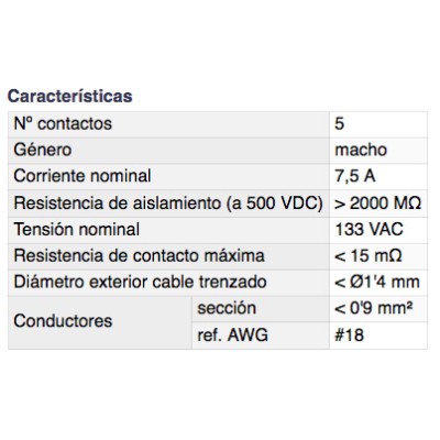 DH CONECTOR MICRO MACHO