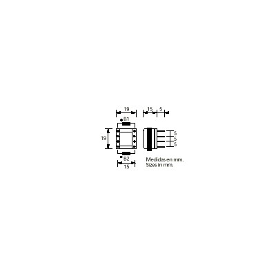 TRANSFORMADOR ESTANDARD TELEFONICO FERRITA