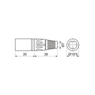 DH CONECTOR MICRO MACHO