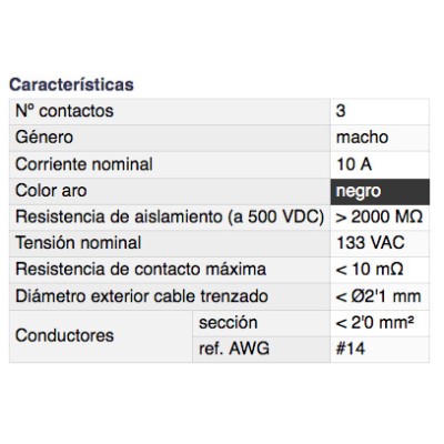 DH CONECTOR MICRO MACHO