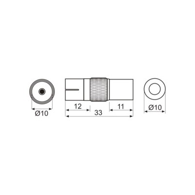 DH CONECTOR TV PAL TWIST ON HEMBRA