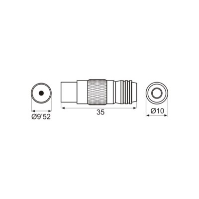 DH CONECTOR TV PAL MACHO